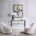 Crue - Fabric Swivel Chair - Uttermost - Swivel Chairs - Elite Enclave Home