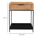 Joliet - Side Table - Natural - Moe's Home Collection - Side Tables - Elite Enclave Home