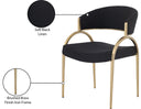 Privet - Dining Chair (Set of 2) - Gold Base - Meridian Furniture - Chair Sets - Elite Enclave Home