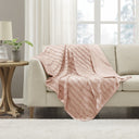 Duke - Long Throw - Blush - Madison Park - Throws - Elite Enclave Home