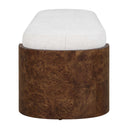 Thorian - Bench - Brown / Off-White