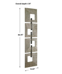 Linked - Metal Wall Decor - Champagne