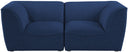 Miramar - 2 Seat Modular Sofa - Meridian Furniture - Stationary Sectionals - Elite Enclave Home