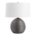 Chelsom - Ribbed Table Lamp - Gray - Uttermost - Table Lamps- Elite Enclave Home