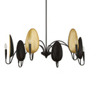 Warwick - 6 Light Chandelier - Matte Black - Uttermost - Chandeliers- Elite Enclave Home