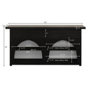 Grayson - Accent Console - Black / Gray - Chapel Hill - Console Tables - Elite Enclave Home