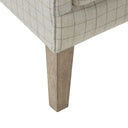 Arianna - Swoop Wing Chair - Linen - Madison Park - Wingback Chairs - Elite Enclave Home