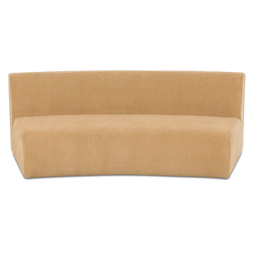 Naomi - Concave Sofa - Golden Yellow