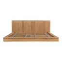 Plank - King Bed - Natural Oak - Moe's Home Collection - Slat Beds - Elite Enclave Home