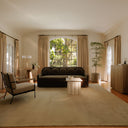 Rialto - Faux Mohair Sofa - Dark Green - Moe's Home Collection - Stationary Sofas - Elite Enclave Home