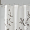 Cecily - 72" Burnout Printed Shower Curtain - Gray - Madison Park - Shower Curtains - Elite Enclave Home