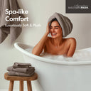 800GSM - 8 Piece Antimicrobial Towel Set - Mocha - Madison Park Signature - Towel Sets - Elite Enclave Home