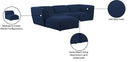 Miramar - 4 Piece Modular Sectional - Meridian Furniture - Stationary Sectionals - Elite Enclave Home