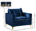 Naomi - Chair - Meridian Furniture - Arm Chairs - Elite Enclave Home