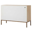 Weimar - 2 Door Cabinet - White / Woodtone - Uttermost - Accent Cabinets- Elite Enclave Home