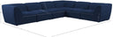 Miramar - 6 Piece Modular Sectional - Meridian Furniture - Stationary Sectionals - Elite Enclave Home