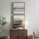 All Of A Sudden - Framed Canvases (Set of 2) - Black / Brown / Gray / Green - Uttermost - Canvas Art Sets - Elite Enclave Home