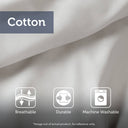 Violette - 3 Piece Tufted Comforter Set - Ivory / Taupe