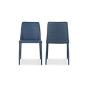 Nora - Vegan Leather Dining Chair (Set of 2) - Ocean Cavern Gray - Moe's Home Collection - Chair Sets - Elite Enclave Home