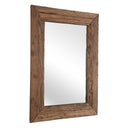Rennick - Large Reclaimed Pine Mirror - Dark Brown - Uttermost - Accent Mirrors- Elite Enclave Home