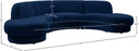 Rosa - Sectional - Meridian Furniture - Stationary Sectionals - Elite Enclave Home