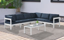 Nizuc - Outdoor Patio 6 Piece Modular Sectional With White Frame