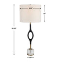 Maryam - Cordless Led Buffet Lamp - Black / Bronze