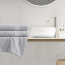 Premium Turkish Cotton 500GSM Plush 2 Piece XL Towel Set - Light Gray - Super Listing - Towel Sets - Elite Enclave Home