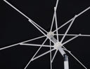 Fiji - Aluminum Patio Umbrella With Square Black And White Base
