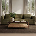 Swift - Right Arm Facing Chair - Dark Green - Moe's Home Collection - Stationary Chairs - Elite Enclave Home