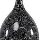 Glass Geometric Table Lamp With White Empire Shade (Set of 2) - Gray