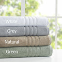 Nurture - Sustainable Antimicrobial 6 Piece Towel Set - White - Clean Spaces - Towel Sets - Elite Enclave Home