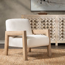 Aliza - Upholstered Accent Chair - Ivory - Classic Home - Accent Chairs- Elite Enclave Home