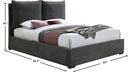 Misha - Bed - Meridian Furniture - Upholstered Beds - Elite Enclave Home