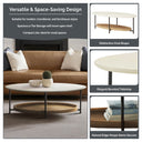 Beaumont - Coffee Table - White / Natural - Madison Park - Coffee Tables - Elite Enclave Home