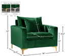 Naomi - Chair - Meridian Furniture - Arm Chairs - Elite Enclave Home
