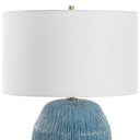 Elysia - Textured Table Lamp - Blue - Uttermost - Table Lamps- Elite Enclave Home