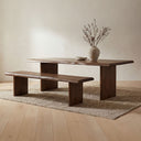 Lila - Small Dining Bench - Brown - Moe's Home Collection - Dining Benches - Elite Enclave Home