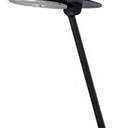 15" Metal Desk Table Lamp With Shade - Silver