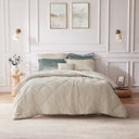 Felicia - Velvet Twin Comforter Set With Throw Pillow - Champagne