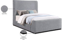 Oliver - Bed - Meridian Furniture - Upholstered Beds - Elite Enclave Home