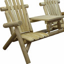 66" Solid Wood Adirondack Chair - Natural