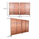 Damani - Screen - Brown - Moe's Home Collection - Room Dividers - Elite Enclave Home