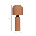 Echo - Terracotta Lamp - Brown - Moe's Home Collection - Table Lamps - Elite Enclave Home