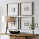 Studying Sepia - Hand Painted Canvases (Set of 4) - Light Brown - Uttermost - Canvas Art Sets - Elite Enclave Home