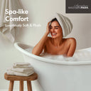 800GSM - 2 Piece Set Bath Sheet Antimicrobial - Natural - Madison Park Signature - Towel Sets - Elite Enclave Home