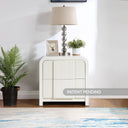 Fluted - Night Stand - Meridian Furniture - Accent Nightstands - Elite Enclave Home