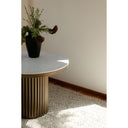 Tower - Dining Table - Antique Brass - Moe's Home Collection - Dining Tables - Elite Enclave Home