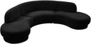 Rosa - Sectional - Meridian Furniture - Stationary Sectionals - Elite Enclave Home