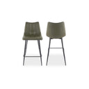 Alibi - Counter Stool (Set of 2) - Dark Green - Moe's Home Collection - Stool Sets - Elite Enclave Home